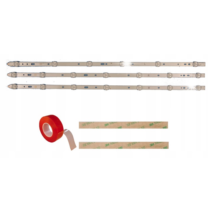 Benzile LED SVS320AD7, set complet, pentru televizoare Blaupunkt, Sharp, Philips, Grundig, Toshiba, 32 inch