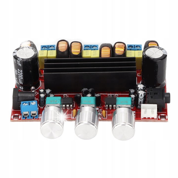 3 csatornás digitális erősítő kártya, 50W + 50W + 100W, 12-24V, 100db