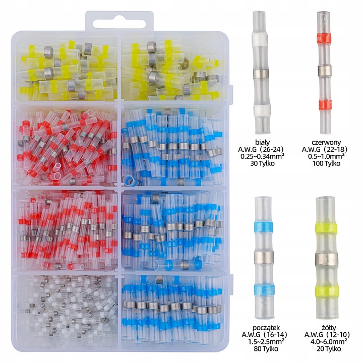 Set 480 bucati tuburi termocontractibile, multicolor, 0.25-6.0mm