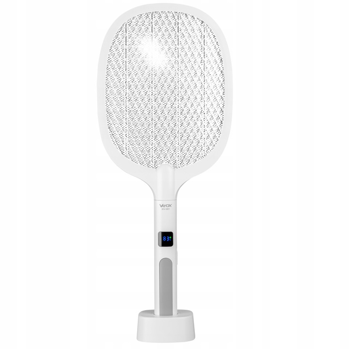 Електрическа лампа против насекоми 2в1, IKV-991, 1200mAh, 3000V, 540x190x37mm, с USB-C станция за зареждане