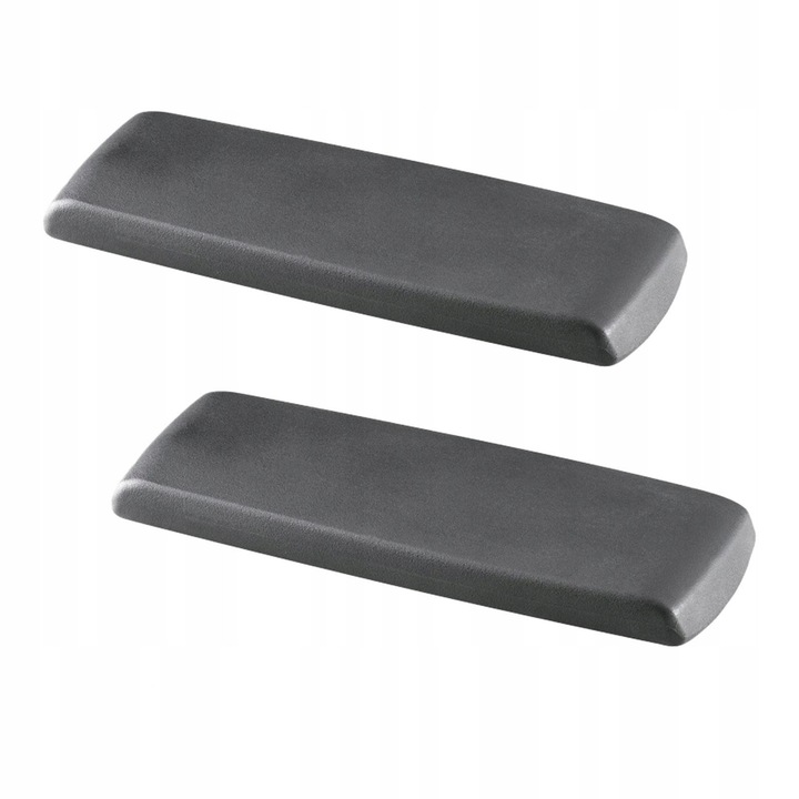 2 db kartámasz irodai székhez, 24cmx8.5cm, Műbőr, könnyen telepíthető