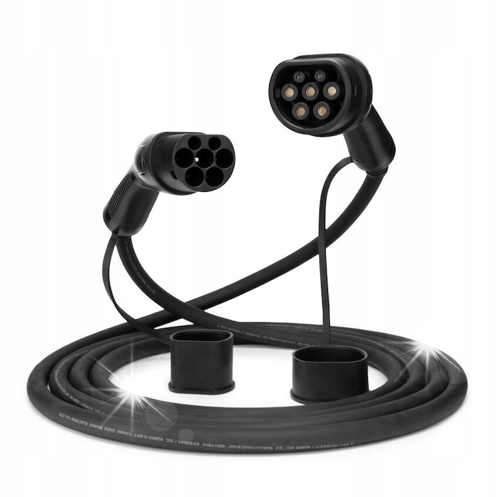 Kabel de incarcare Tip 2, 10m, 32A, 7kW, IP66
