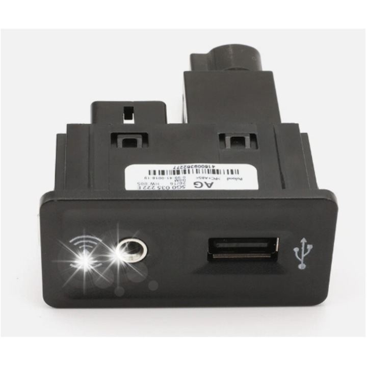 Adaptor USB AUX IN 5G0035222E pentru Volkswagen Golf Passat SEAT