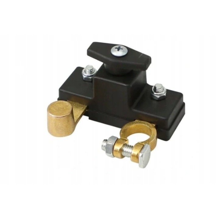 Comutator acumulator auto, 12V/24V, 100A, mosiad, dimensiuni 6x8x5cm