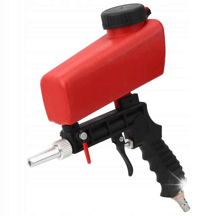 Pistol de sablare pneumatic, 255mm, 21lbs, 0,81kg, aluminiu