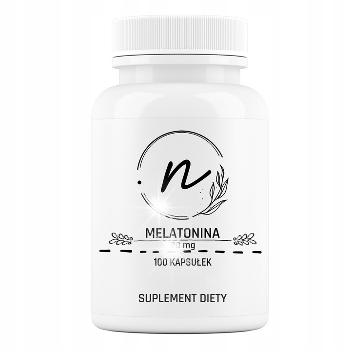 Supliment alimentar Melatonina, naturePRO, 20 mg, 100 capsule