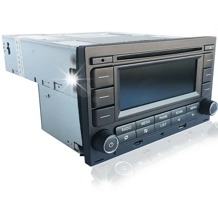 Radio auto RCN210, Bluetooth, USB, SD, pentru Golf 4, Passat B5, set
