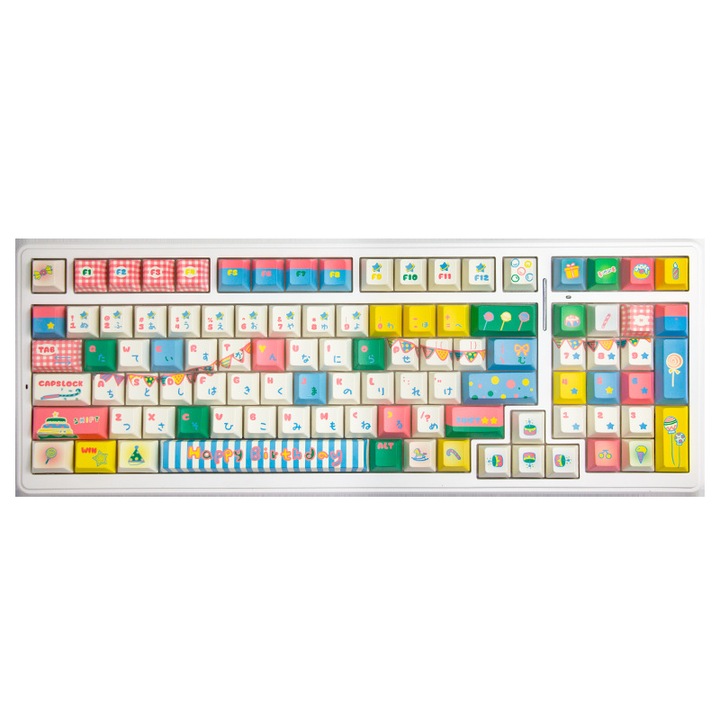 Tastatura, vezetékes, RGB, 30x15cm