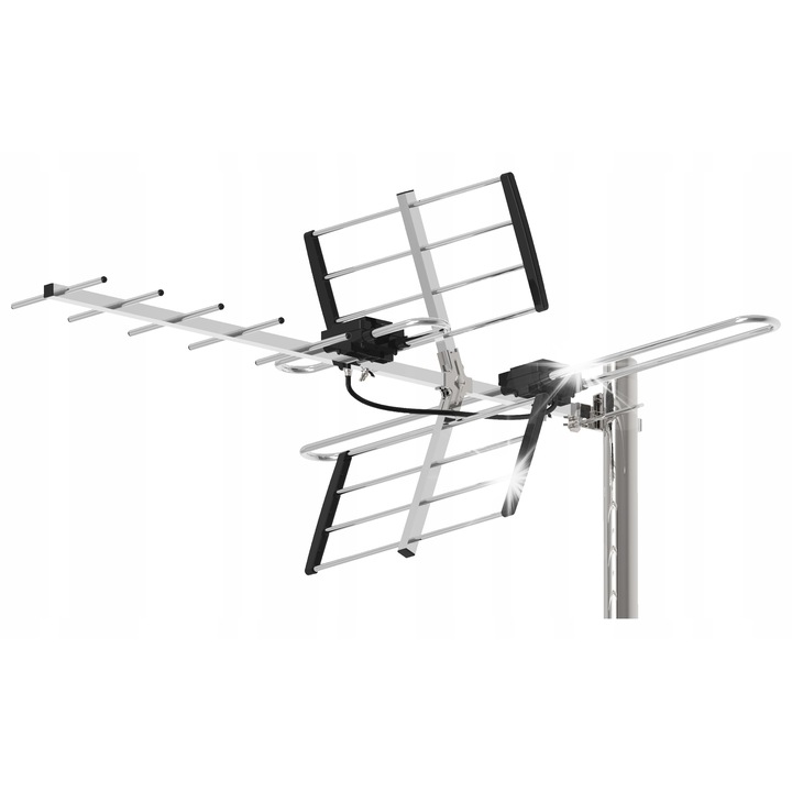 Външна насочена антена TV BLOW MUX8 DVB-T2 4K Ultra HD, 11-14 dB, 79 см, водоустойчива