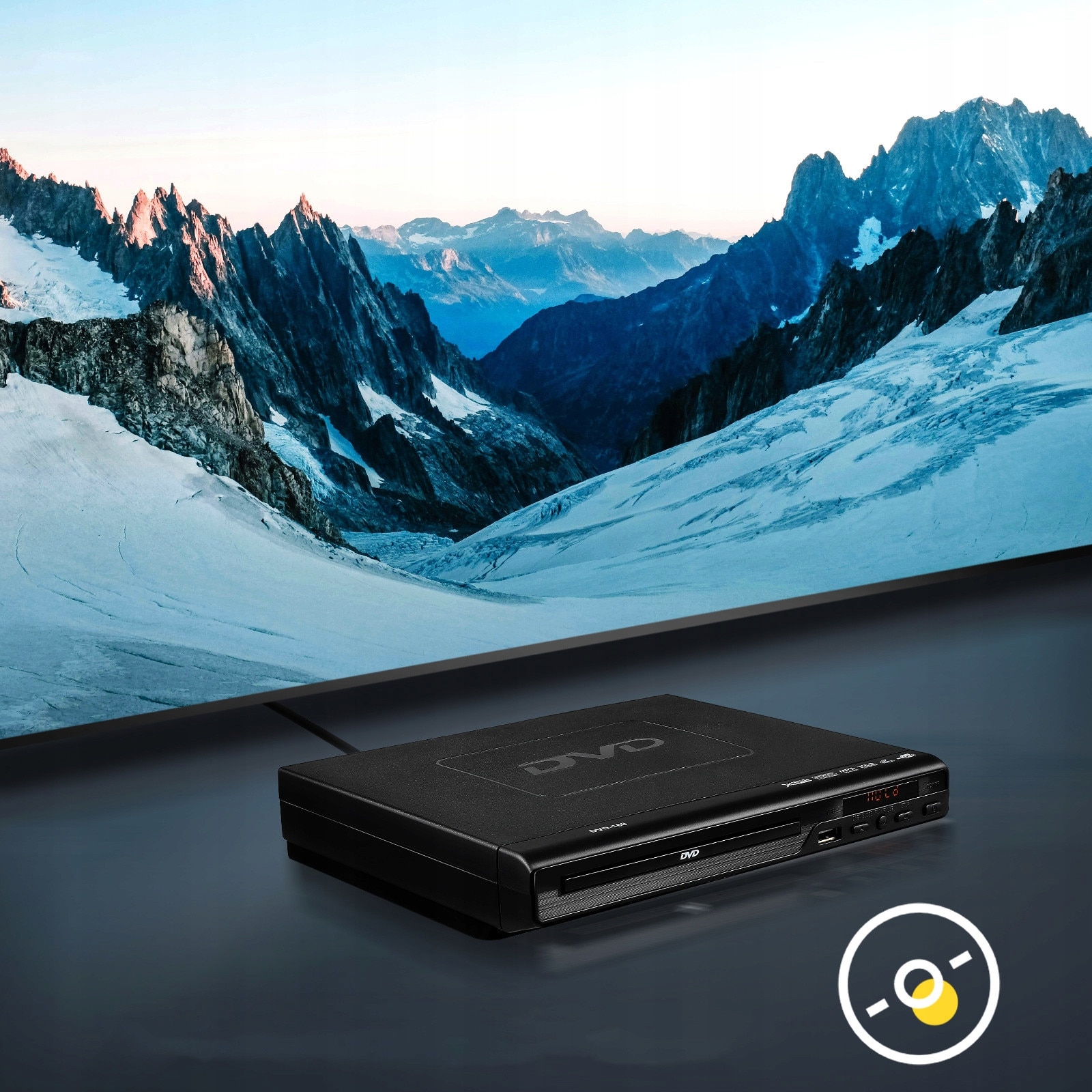 DVD player portabil, USB, HDMI, Full HD, set cu telecomanda - eMAG.ro