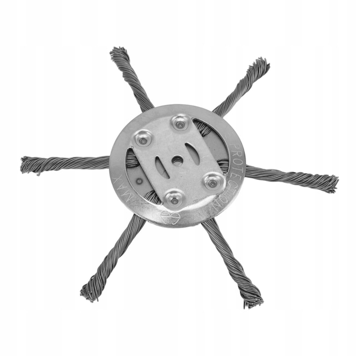 Cap de tuns pentru iarba, 6 lame, inox, 15cm, argintiu