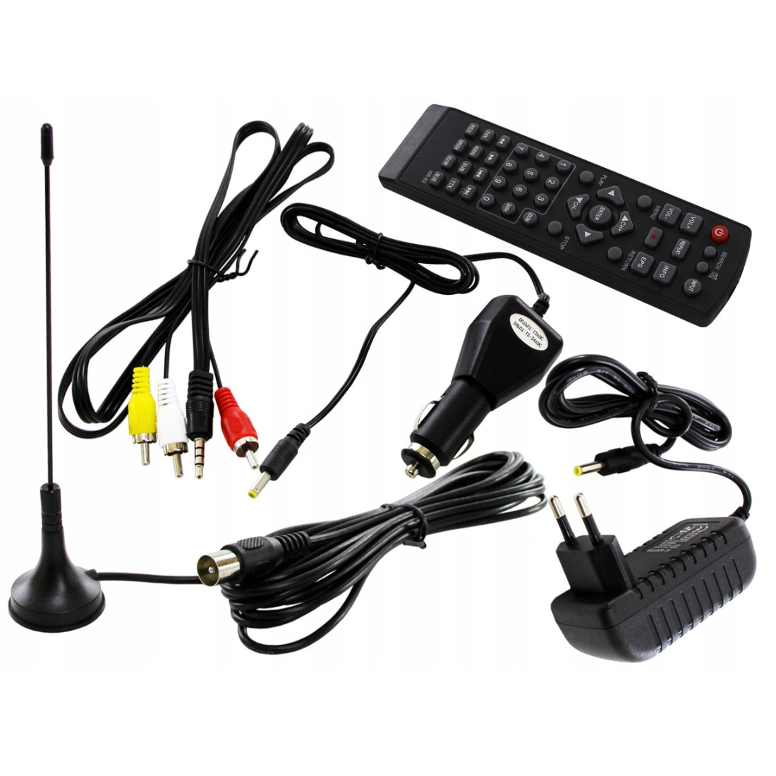 Televizor portabil Unispectra 21,5", Full HD, H265 HEVC, negru