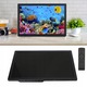 Televizor digital portabil, 16:9, 1280x800, cu acumulator 1800mAh, negru