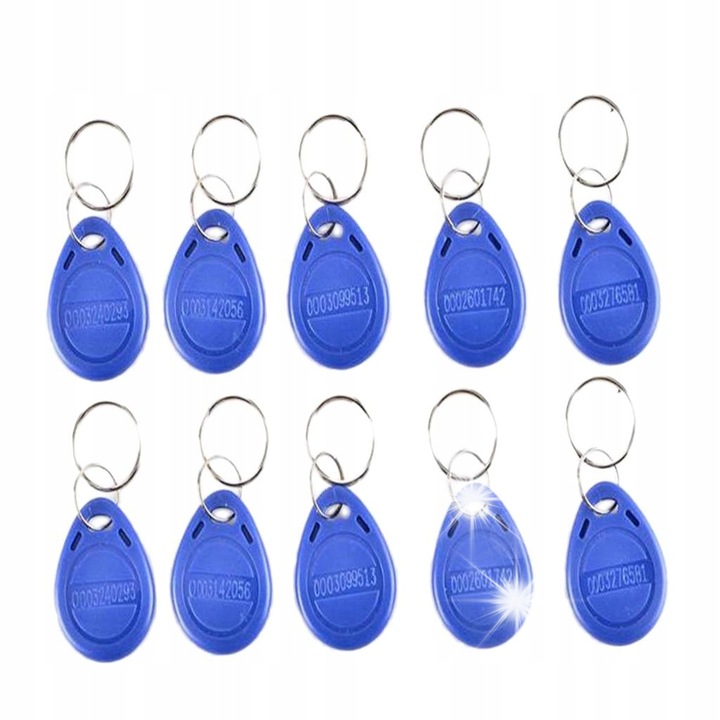 Set 100 Brelocuri RFID 125KHz, ABS, 120x65x23mm, rezistent la apa