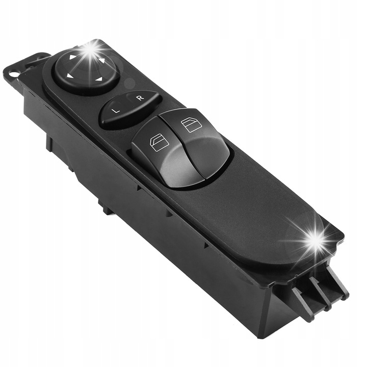 Panou comutator pentru Mercedes Sprinter W906, ABS, negru