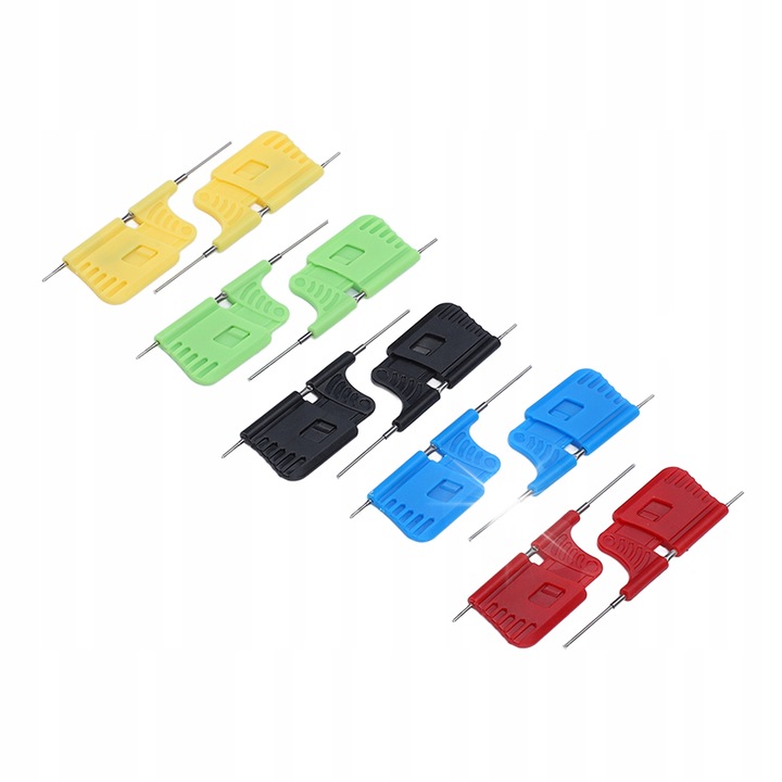 Set 10 clips de testare IC SMD, ultra fine, multicolor