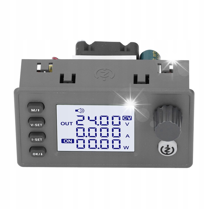 Convertor de alimentare DC6-36V la DC0.5-36V, 5A, 90W, cu ecran LCD de 1,8 inch, set