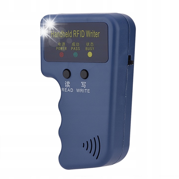 Copiator portabil pentru clonare carduri RFID 125kHz, accesorii control acces si supraveghere