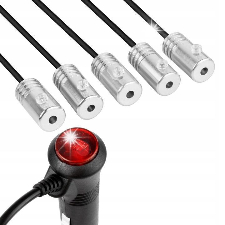 Lumina LED RGB 6m pentru interior, set cu alimentator, culoare neagra