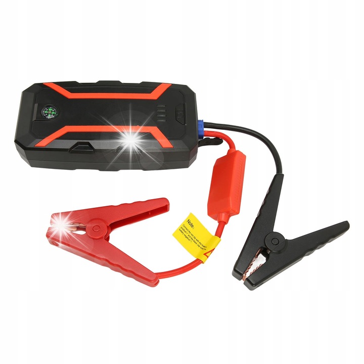 Booster Jump Starter 1500A 12800mAh cu incarcator QC 3.0, multifunctional, 168x90x39mm, negru