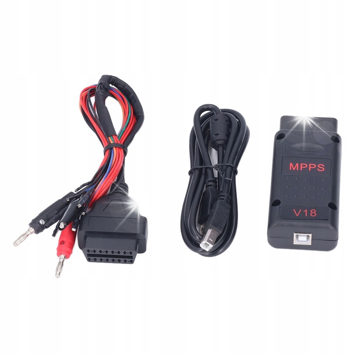 Scanner diagnostic auto MPPS V18, citire/scriere Micro, Flash, EEprom, set complet