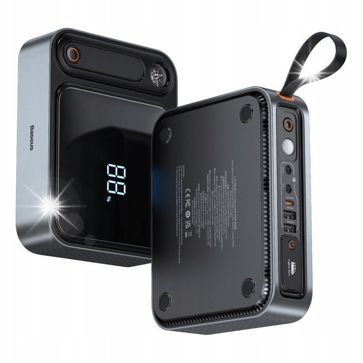 Powerbank / Rozrusnitor Baseus Super Energy Ultra 3000A, 26800mAh, negru, set cu cabluri