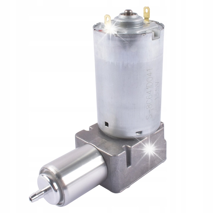 Motor 12V, motorreductor, argintiu