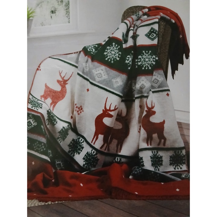 Patura din bumbac 100%, Petra, 150x200 cm