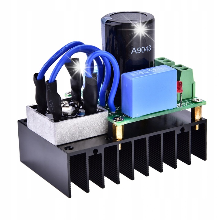 Placa de rectificare AC - H10A, 0-220V AC, 0-311V DC, 10A, 50x76mm