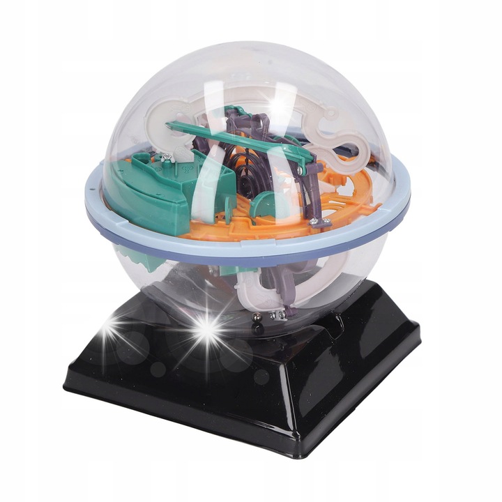 Лабиринт 3D, логическа игра, 6 години+, пластмаса, комплект с основа