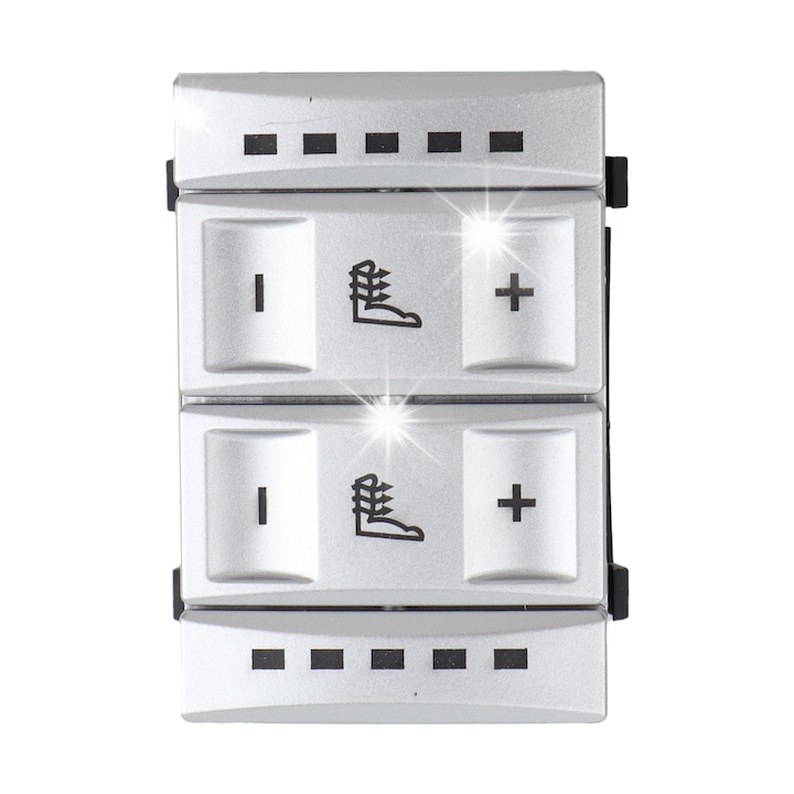 Comutator incalzire scaun, Ford MK4, Argintiu