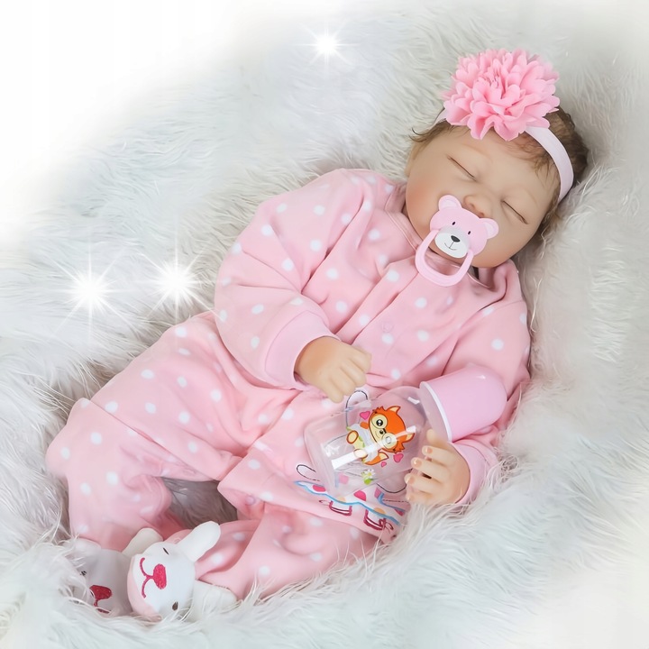 Кукла Reborn Сладко, реалистично новородено 55см