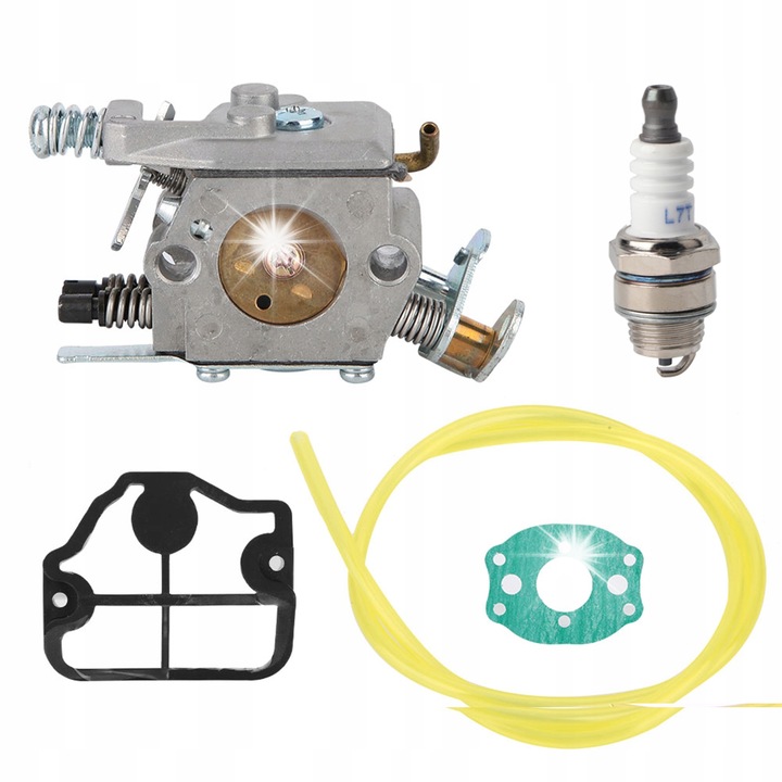 Kit carburator pentru Husqvarna 36 41 136 137 141 142, set complet, metal