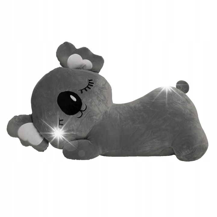 Jucarie de plus MKS Koala 95cm, gri, hipoalergenic, ideala pentru toate varstele