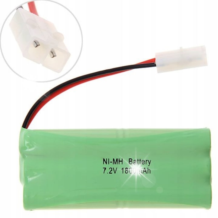 Axumulator Ni-Mh 7.2V 1800mAh 6 ogniw AA, conector Tamiya - eMAG.ro
