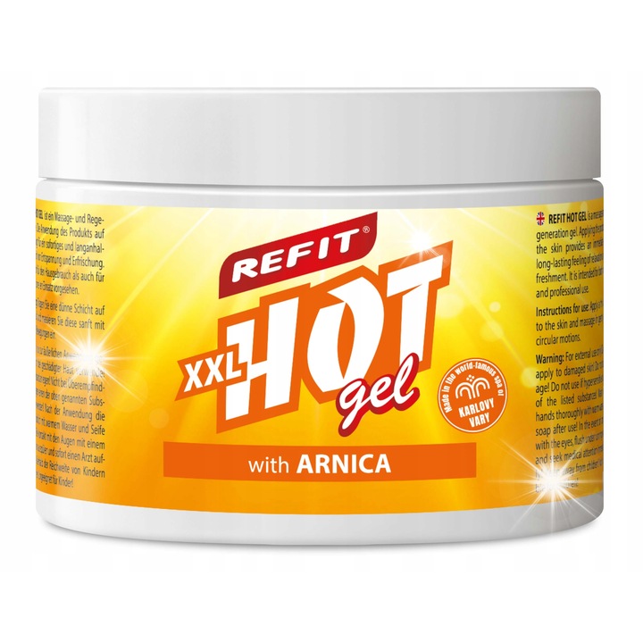 Gel de incalzire, Refit, 500 ml