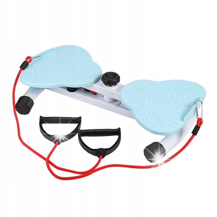 Dispozitiv pentru talie fitness, albastru, 53.5x33x12cm