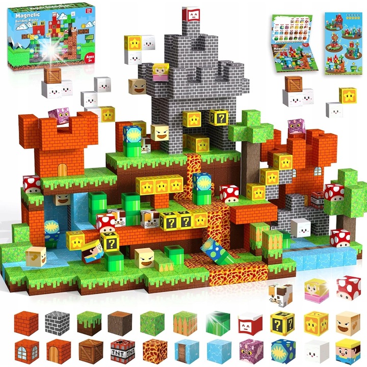 Set de constructie Zosudull, 300 bucati, multicolor