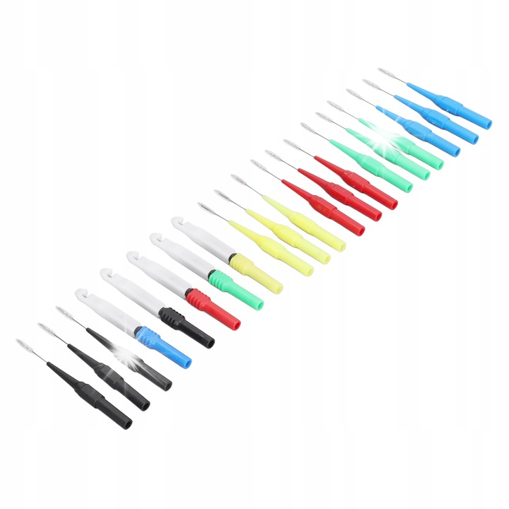 Set pinuri sonda, JT8001-2, 30V-60V, 10A, multicolor