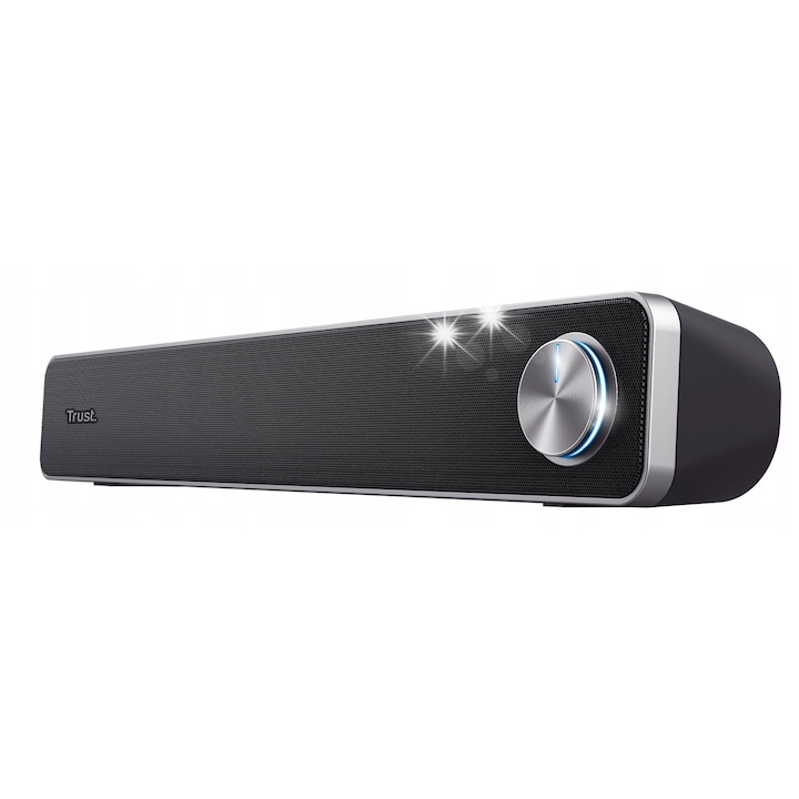 Boxa soundbar Trust 12W, USB, 2 canale, 42x6,4x7,5cm