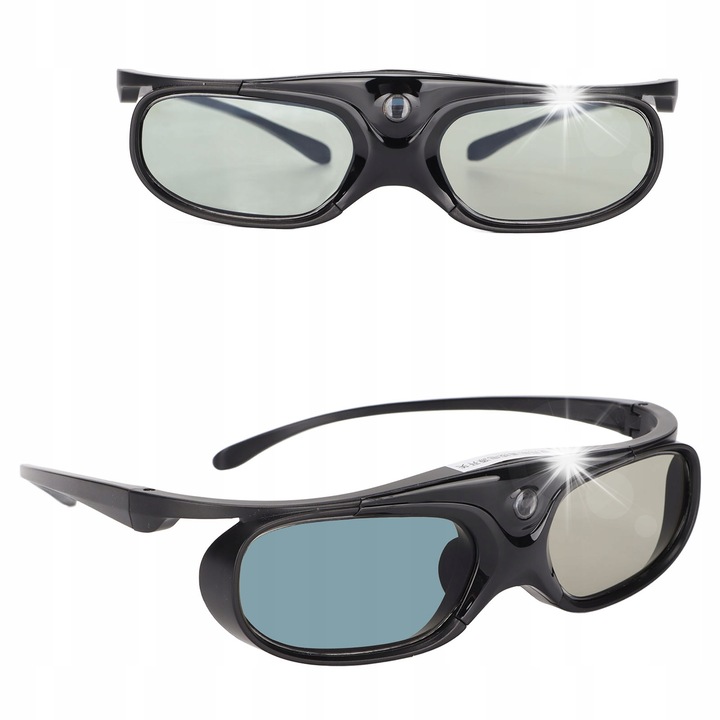 3D szemüveg, 144Hz, 178 fok, fekete, USB kábellel és kiegészítőkkel