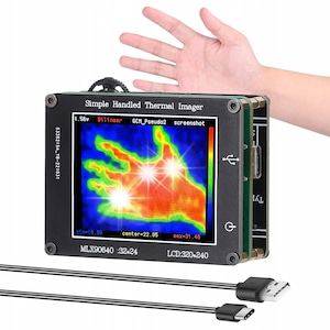 Camera termografica, rezolutie 240x320, -40 pana la +300°C, display LCD 2,0 inch, set complet