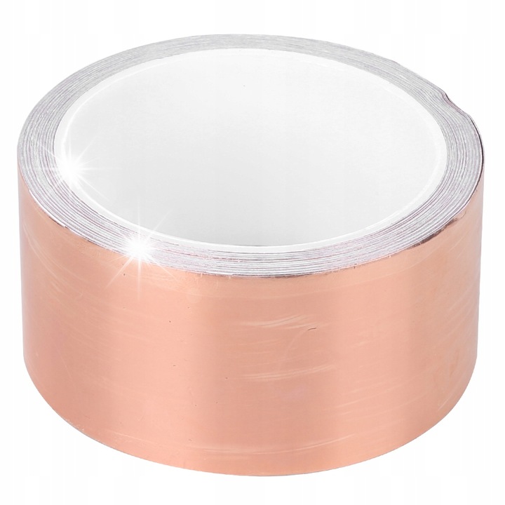 Banda din folie de cupru 0,06mm, 50mm, 10m