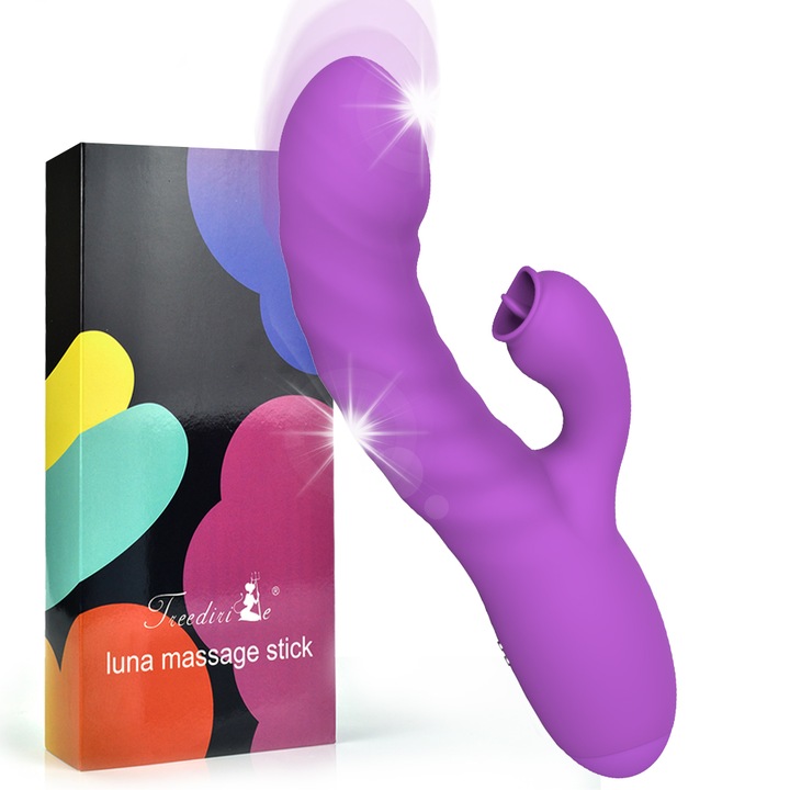 Vibrator 3 in 1, 7 moduri de vibratie, incalzire inteligenta, portabil, incarcare USB