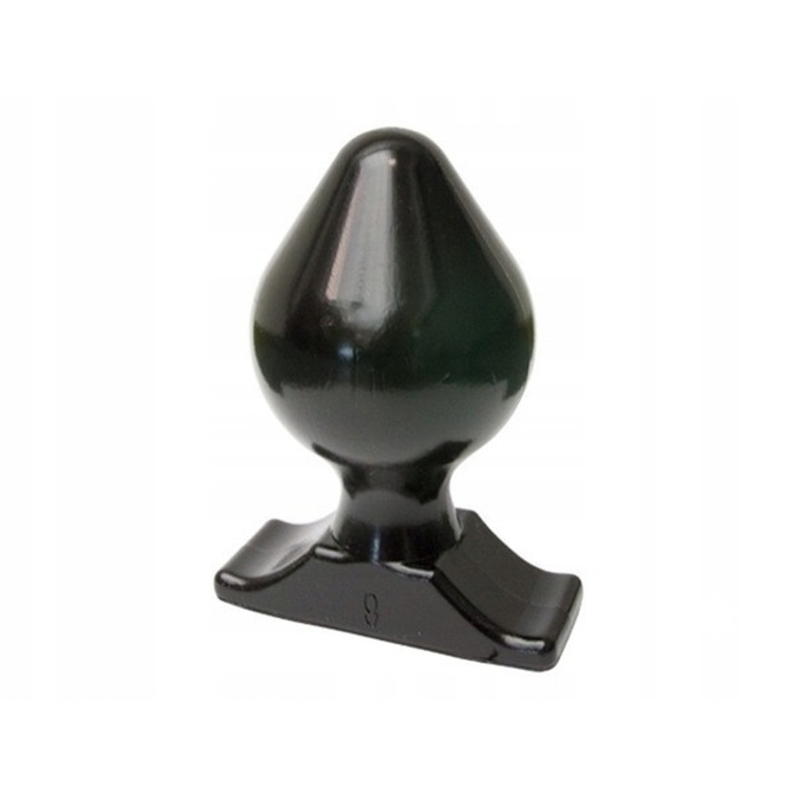Анален доп All Black, 16x9см, силикон, черен