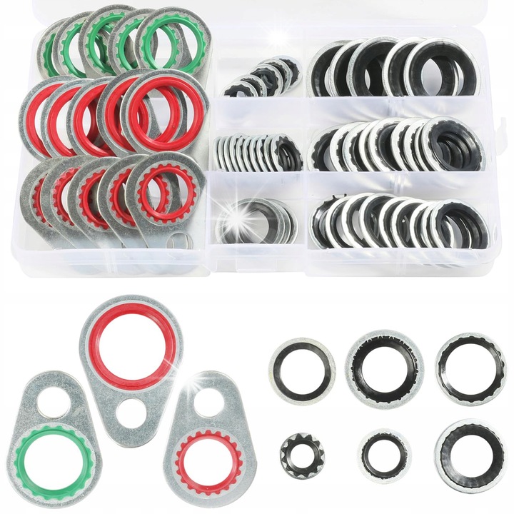 Set 60 garnituri pentru climatizare, Opel, Saab, Chevrolet, diverse dimensiuni, ambalaj transparent