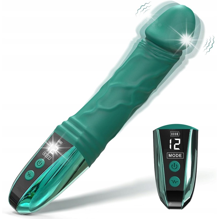 G-pont vibrátor Blue Lotus, 12 rezgésmód, vízálló, USB, orvosi szilikon