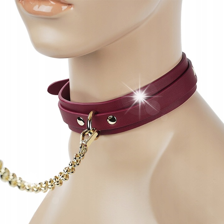 Set zgarda BDSM cu O-ring si sfori,