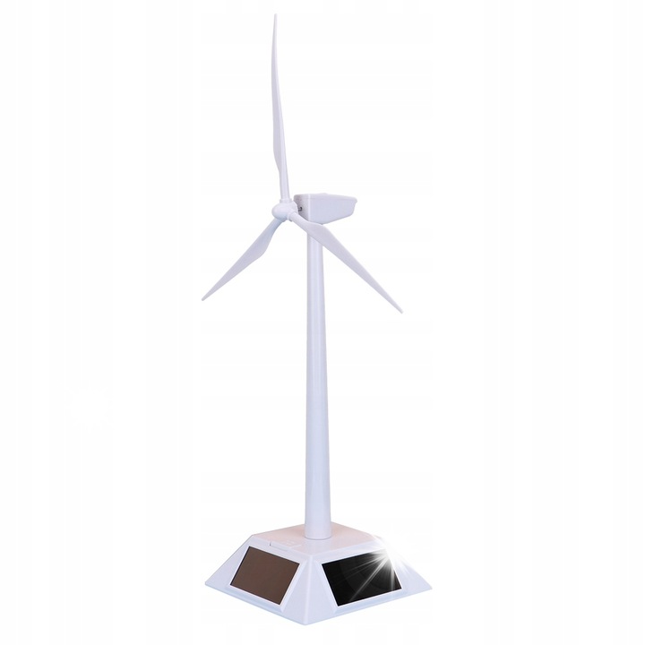 Model de turbina eoliana, 26,5cm, alb, set educational