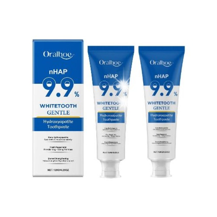 Паста за зъби, защитава емайла и укрепва зъбите, 2 броя